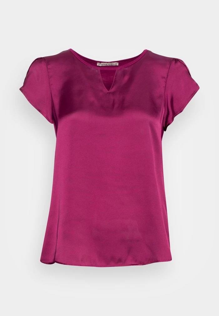 T-Shirt ANNA FIELD Anna Field Basic T-shirt Violette Femme | XCR-4271290